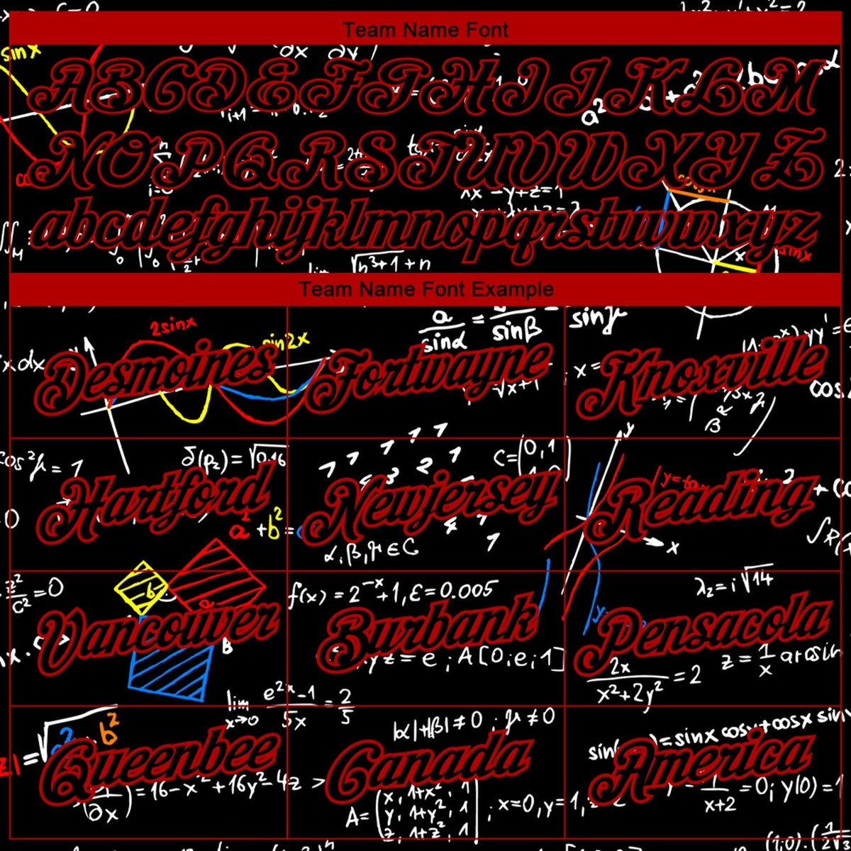 Custom 3D Pattern Design Math Performance T-Shirt photo 2
