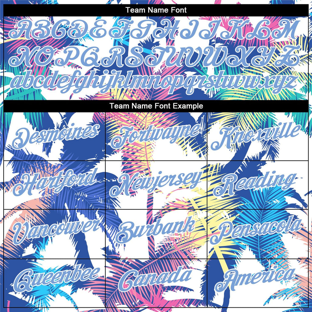 Custom 3D Pattern Design Hawaii Palm Trees Performance T-Shirt photo 1