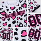 Custom 3D Pattern Design Leopard Performance T-Shirt detail