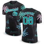Custom 3D Pattern Design Hawaii Palm Trees Performance T-Shirt