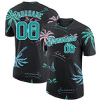Custom 3D Pattern Design Hawaii Palm Trees Performance T-Shirt photo 1