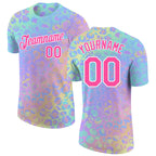 Custom 3D Pattern Design Leopard Performance T-Shirt