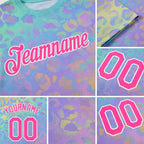 Custom 3D Pattern Design Leopard Performance T-Shirt detail