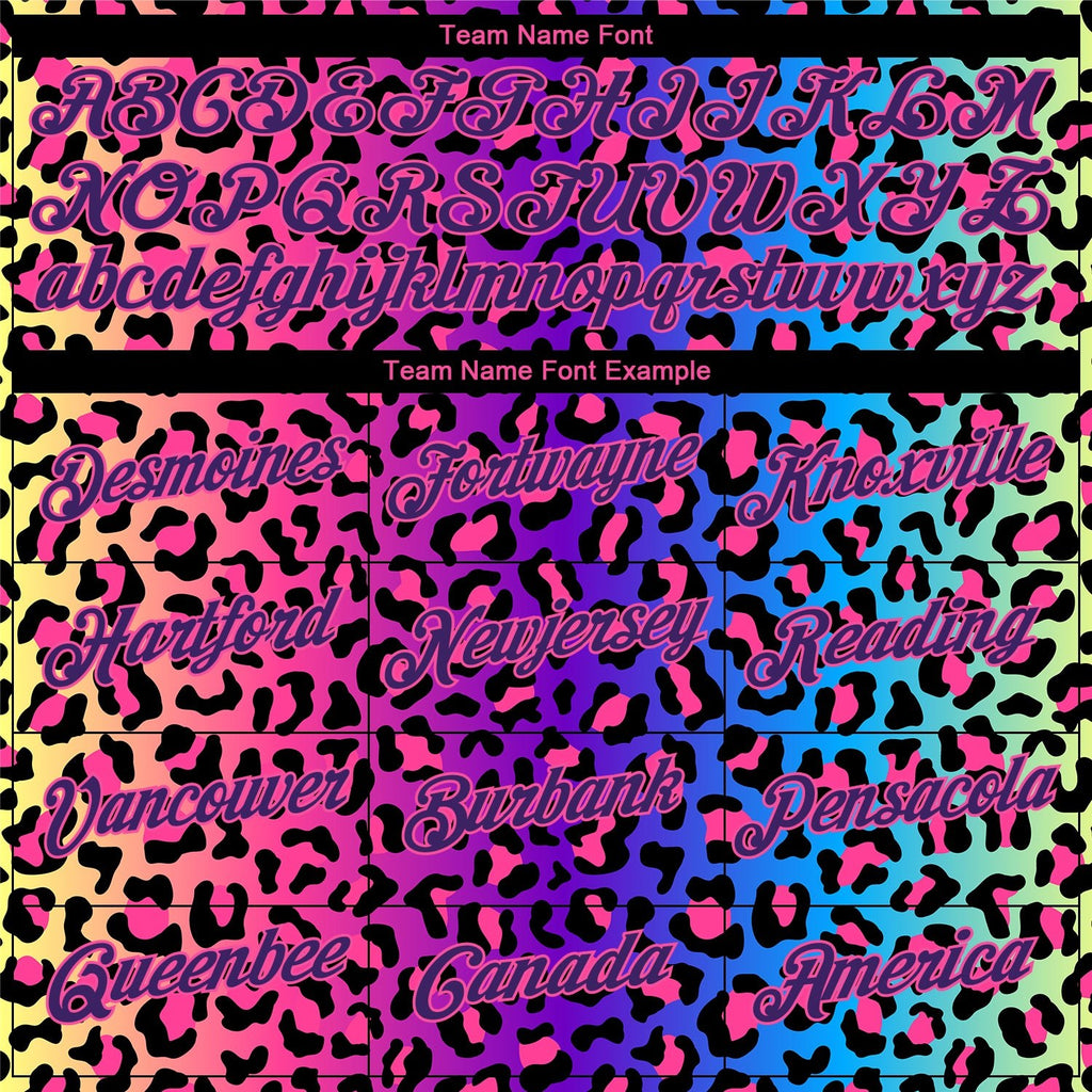 Custom 3D Pattern Design Leopard Performance T-Shirt photo 2