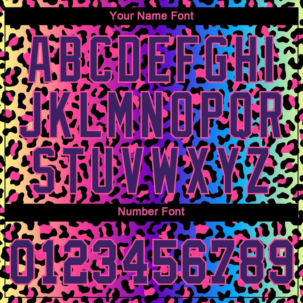 Custom 3D Pattern Design Leopard Performance T-Shirt photo 3