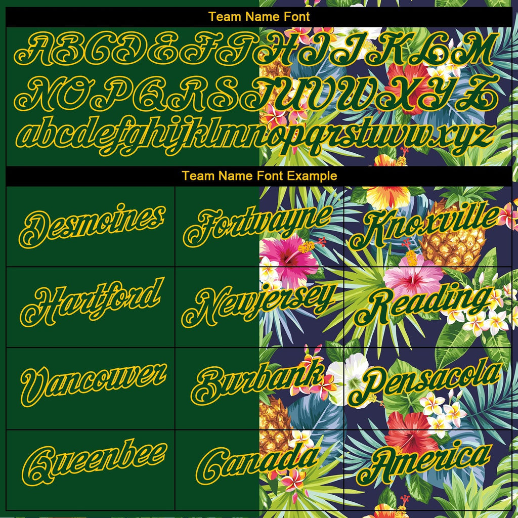 Custom 3D Pattern Design Tropical Pattern With Pineapples Palm Leaves And Flowers Performance T-Shirt photo 2