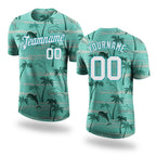 Custom 3D Pattern Design Hawaii Palm Trees Performance T-Shirt