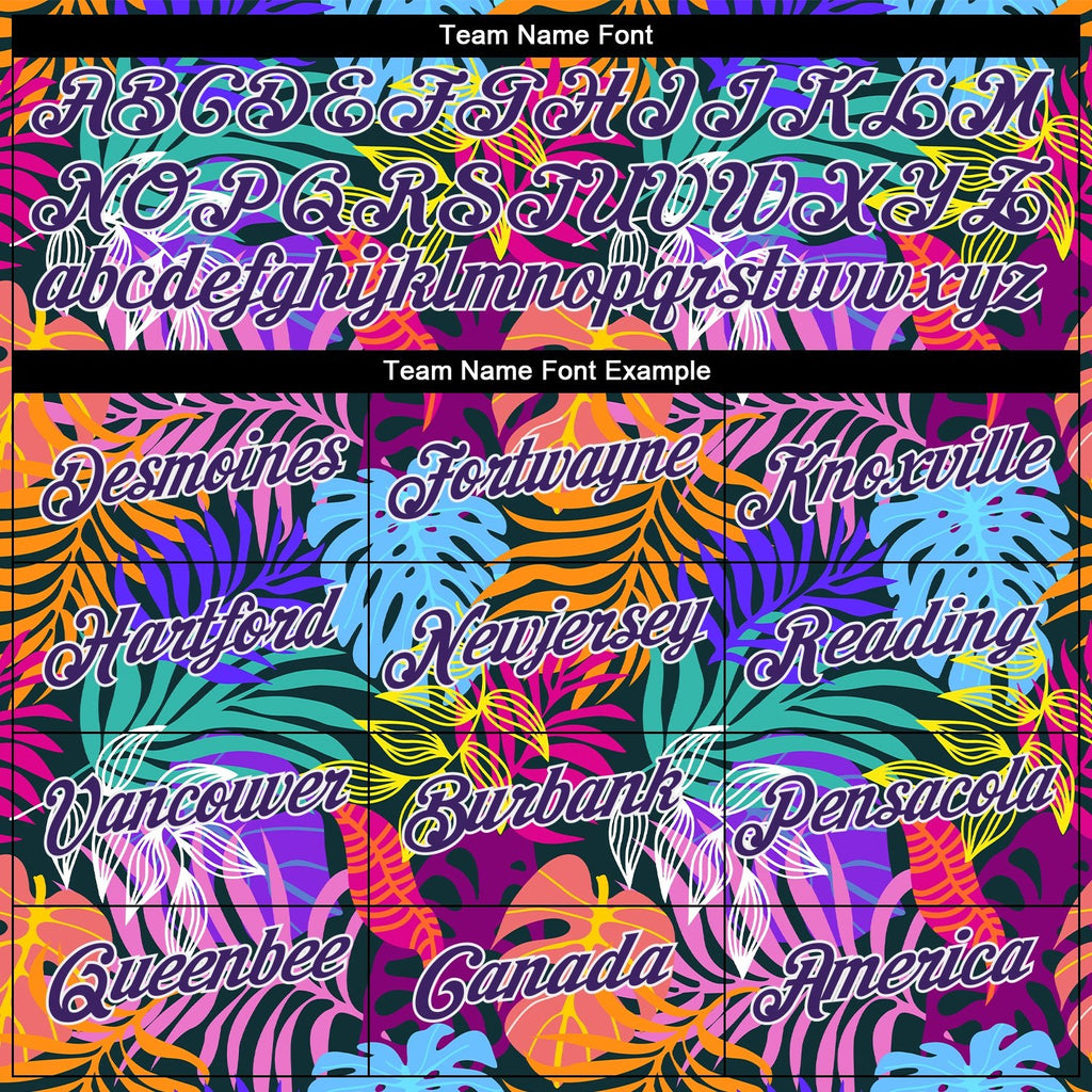 Custom 3D Pattern Design Hawaii Palm Trees Performance T-Shirt photo 2