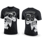 Custom 3D Pattern Design Astronaut Performance T-Shirt