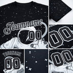Custom 3D Pattern Design Astronaut Performance T-Shirt detail