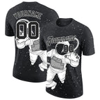 Custom 3D Pattern Design Astronaut Performance T-Shirt photo 1
