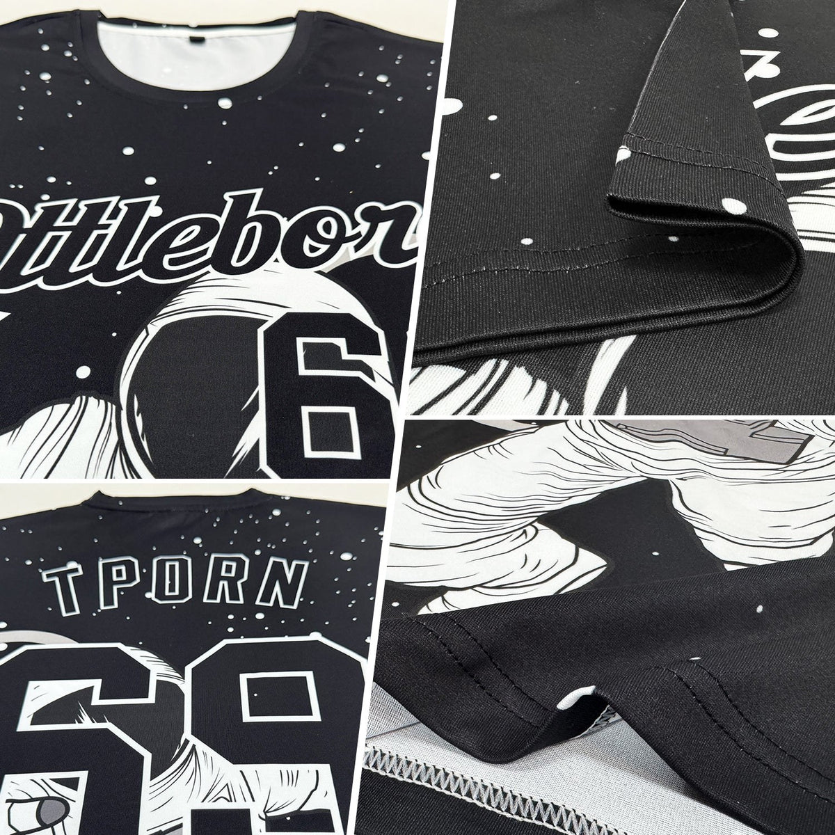 Custom 3D Pattern Design Astronaut Performance T-Shirt photo 2