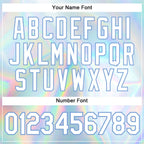 Custom 3D Pattern Design Abstract Trendy Holographic Vaporwave Style Performance T-Shirt photo 3