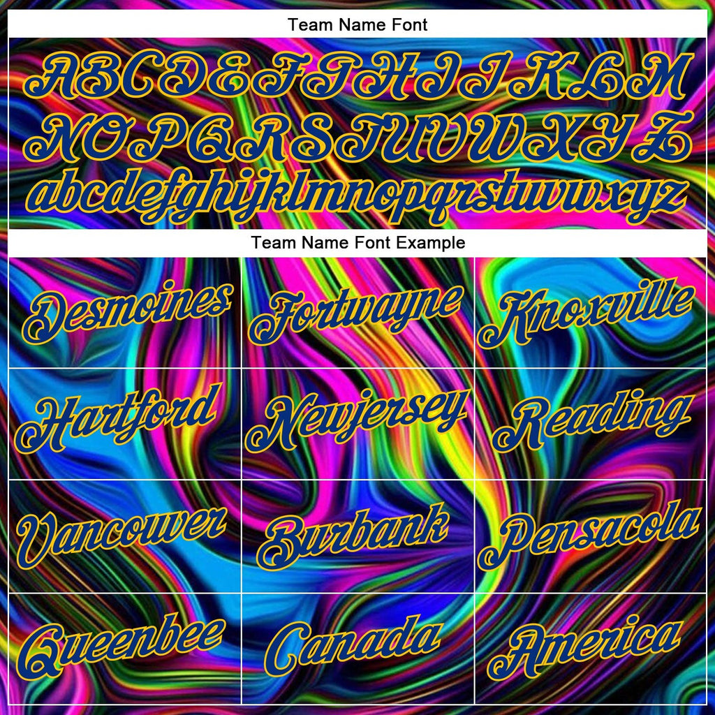Custom 3D Pattern Design Abstract Colorful Psychedelic Fluid Art Performance T-Shirt photo 2