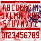 Custom Stitched White Red-Royal 3D American Flag Fashion Sports Pullover Sweatshirt Hoodie photo 2