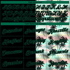 Custom Stitched Black Black-Kelly Green 3D Pattern Design Tropical Palm Leaves Sports Pullover Sweatshirt Hoodie photo 2