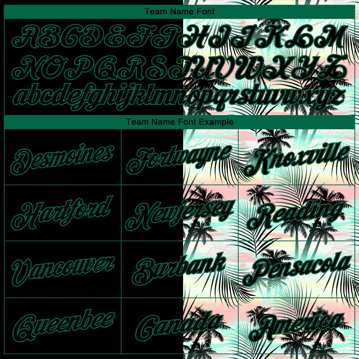 Custom Stitched Black Black-Kelly Green 3D Pattern Design Tropical Palm Leaves Sports Pullover Sweatshirt Hoodie photo 2