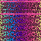 Custom Stitched Purple Black-Pink 3D Pattern Design Leopard Sports Pullover Sweatshirt Hoodie photo 3