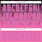 Custom Stitched Pink Pink Black-Light Blue 3D Pattern Design Sports Pullover Sweatshirt Hoodie photo 4