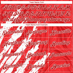 Custom Stitched Red Red-White 3D Pattern Design Sports Pullover Sweatshirt Hoodie photo 3
