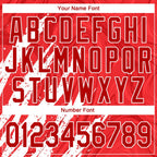 Custom Stitched Red Red-White 3D Pattern Design Sports Pullover Sweatshirt Hoodie photo 4