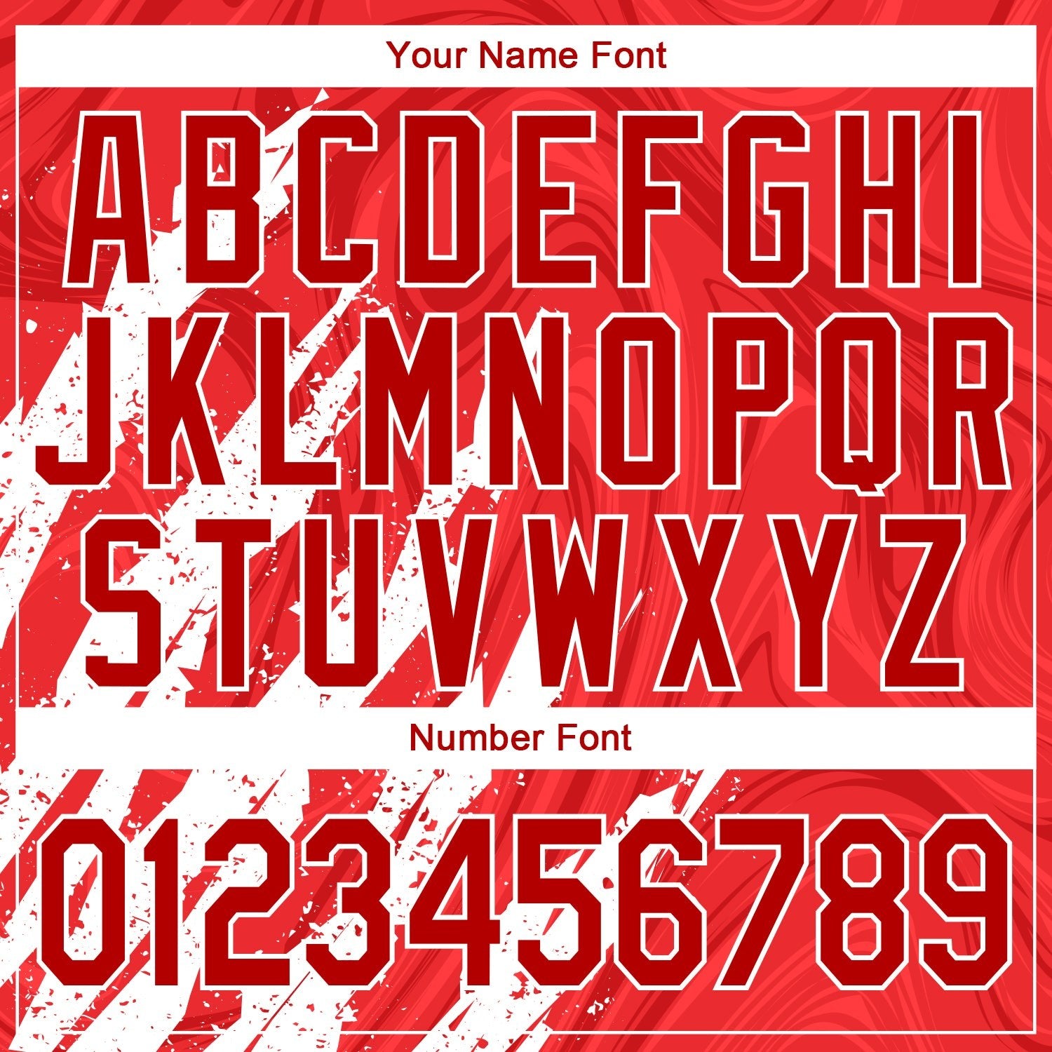 Custom Stitched Red Red-White 3D Pattern Design Sports Pullover Sweatshirt Hoodie photo 4