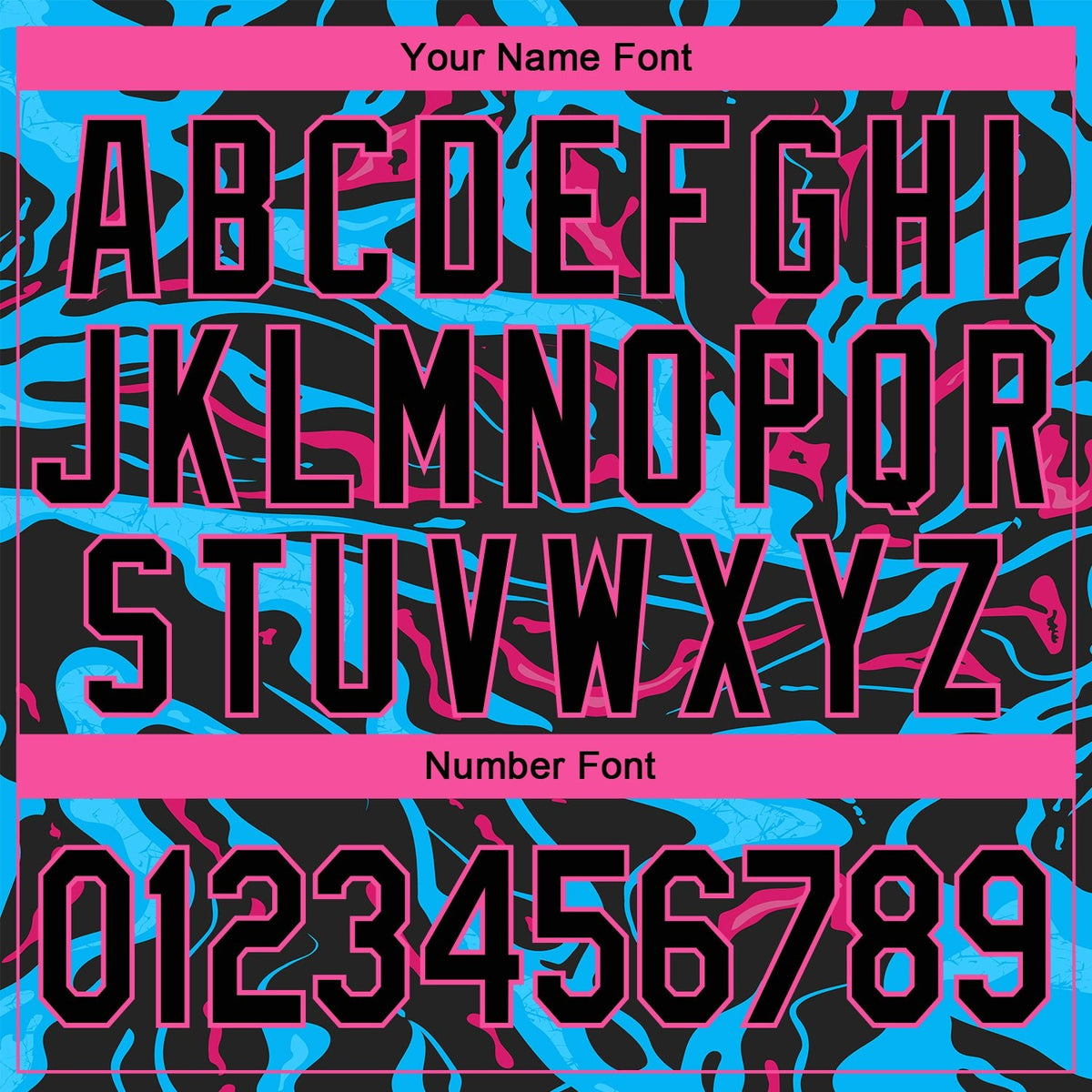 Custom Stitched Light Blue Black-Pink 3D Pattern Design Sports Pullover Sweatshirt Hoodie photo 4