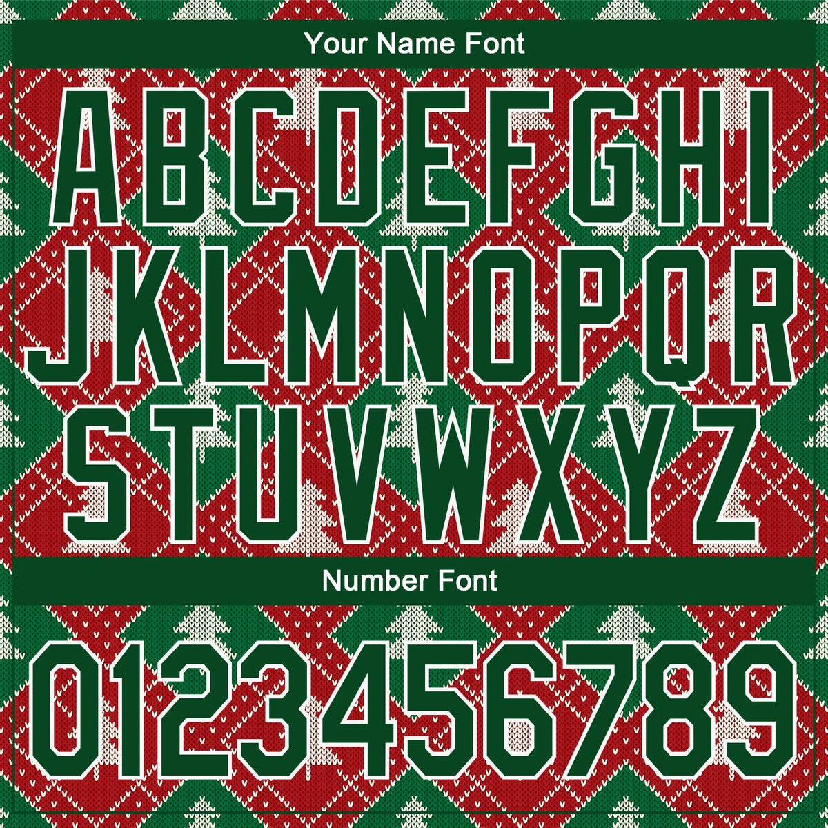Custom Stitched Red Green-White 3D Christmas Trees Sports Pullover Sweatshirt Hoodie photo 4
