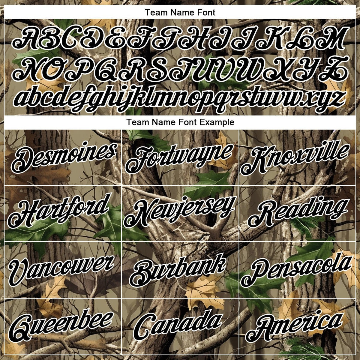 Custom Stitched Old Gold Black-White 3D Pattern Design Tree Camo Hunting Sports Pullover Sweatshirt Hoodie photo 2