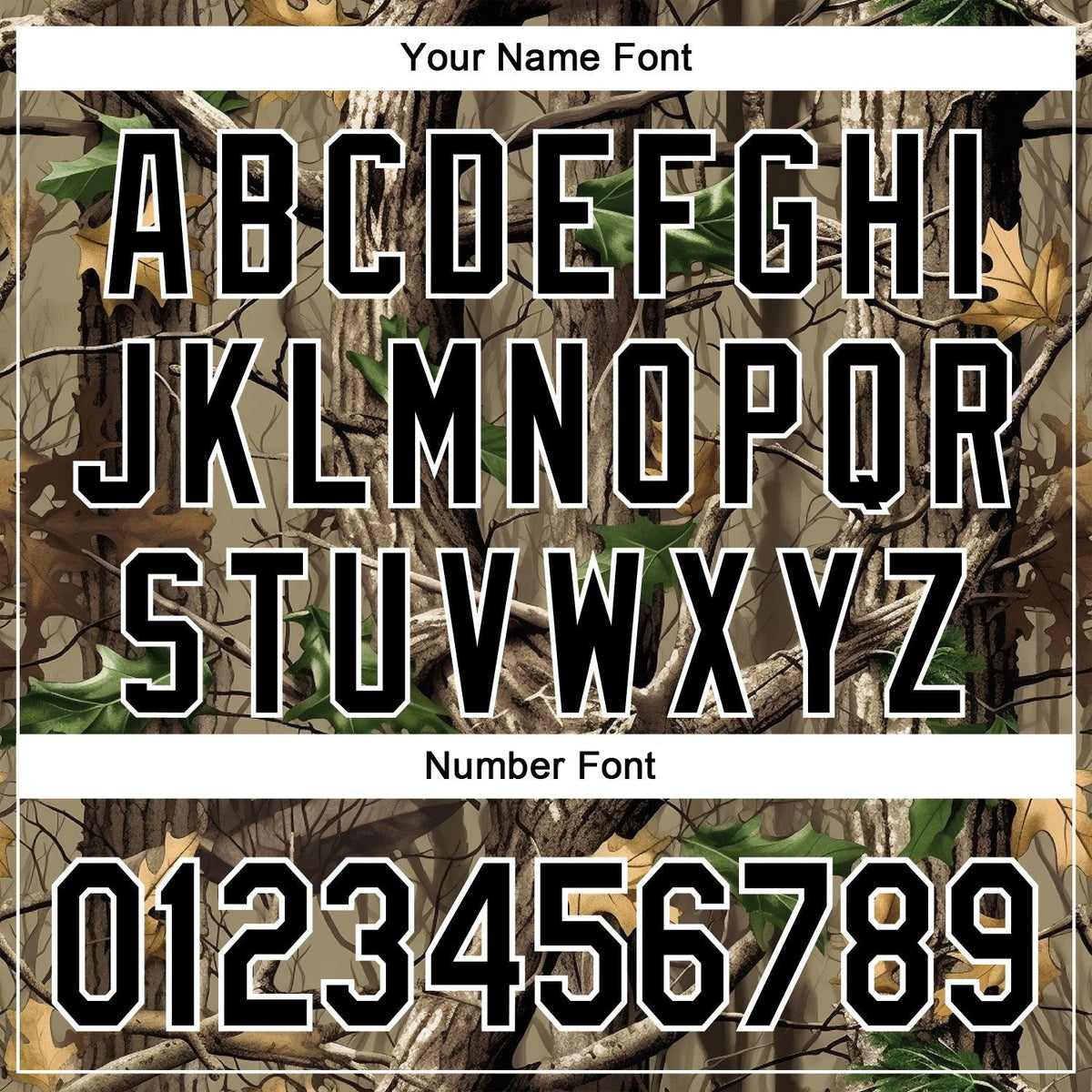 Custom Stitched Old Gold Black-White 3D Pattern Design Tree Camo Hunting Sports Pullover Sweatshirt Hoodie photo 3