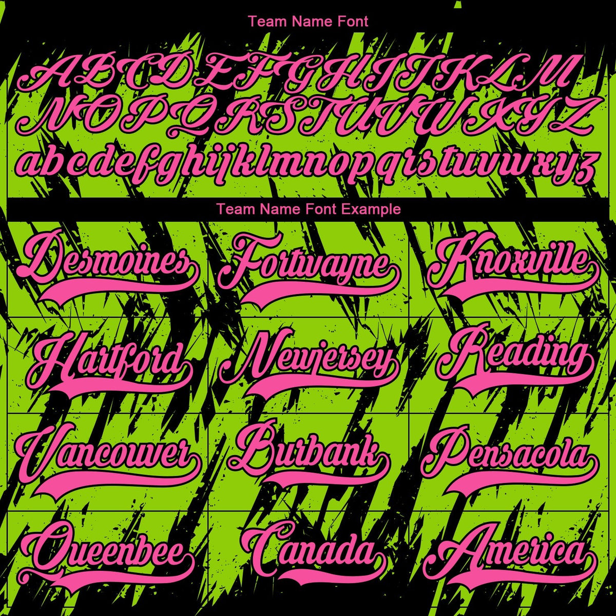 Custom Neon Green Pink-Black 3D Pattern Splash Art Hockey Lace Neck Jersey photo 3