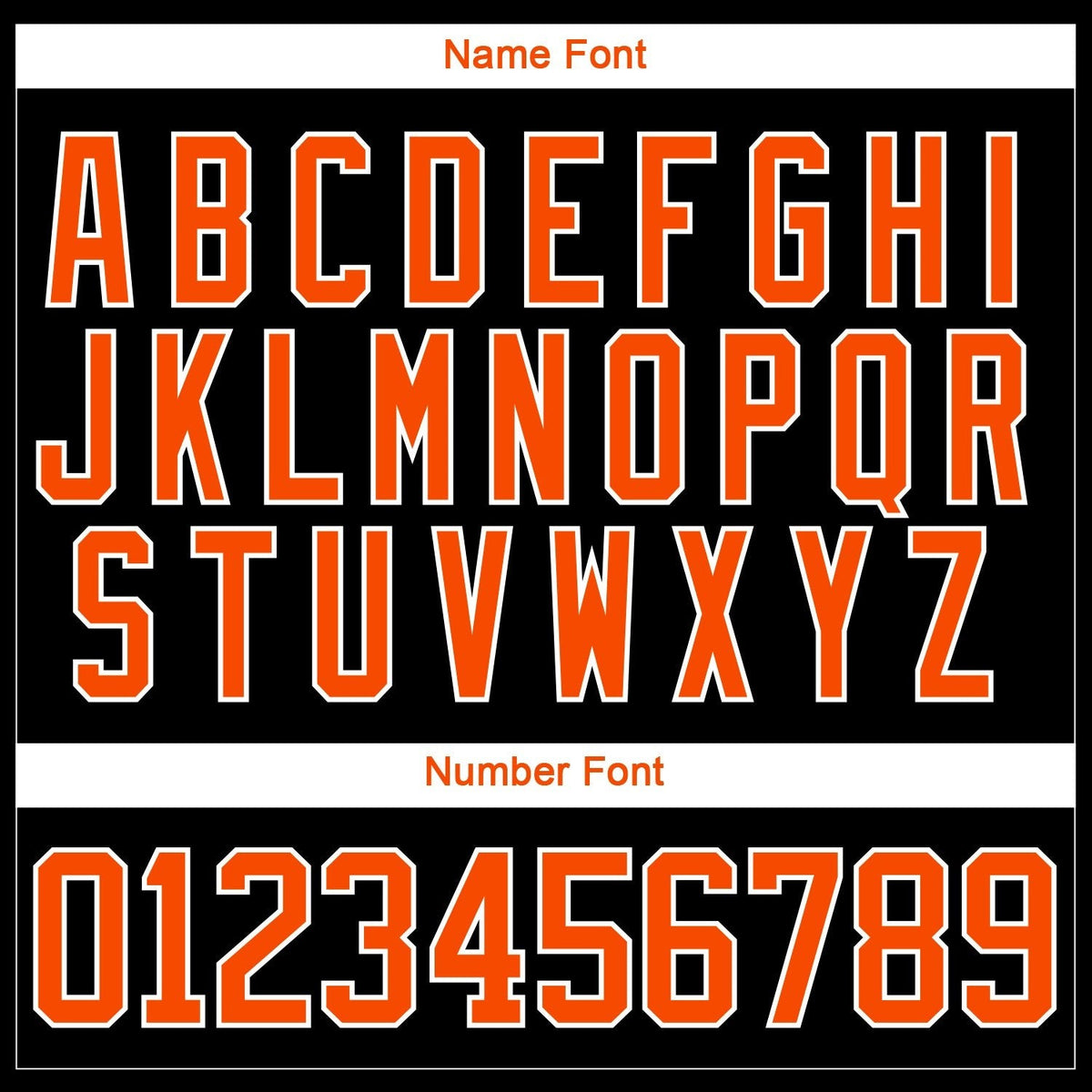 Custom Orange Black-White 3D Pattern Geometric Shape Hockey Lace Neck Jersey photo 6