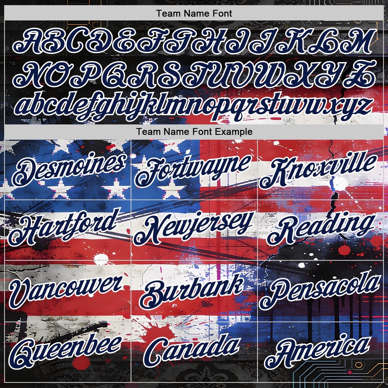 Custom Red Navy Blue Black-White USA Flag Splash Soccer Jersey Performance T-Shirt photo 2