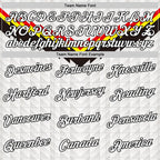 Custom White Red Yellow Black-Gray Germany Arrow Soccer Jersey Performance T-Shirt photo 2