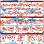 Custom White Red 3D Pattern Whale And Fish Authentic Basketball Shorts photo 1