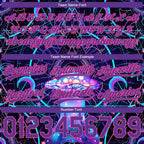 Custom Black Purple-Pink 3D Pattern Magic Mushrooms Over Sacred Geometry Psychedelic Hallucination Authentic Basketball Shorts photo 3