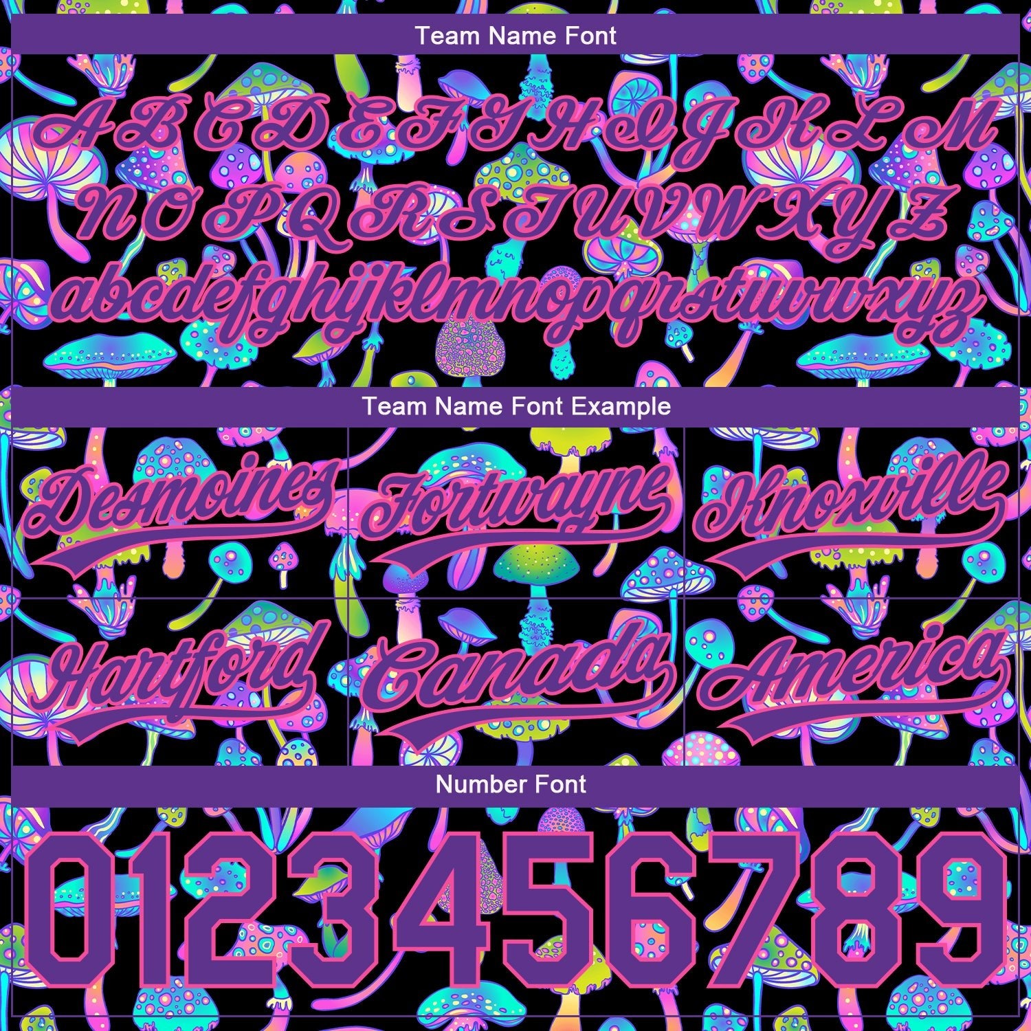 Custom Black Purple-Pink 3D Pattern Magic Mushrooms Psychedelic Hallucination Authentic Basketball Shorts photo 3