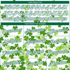 Custom White Kelly Green 3D Pattern Design St. Patrick's Day Performance T-Shirt photo 2
