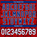 Custom Red White-Royal 3D Pattern Design Spider Performance T-Shirt photo 4