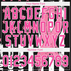 Custom Black Pink-White 3D Pattern Design American Flag With Pink Ribbon Breast Cancer Awareness Month Women Health Care Support Performance T-Shirt photo 3