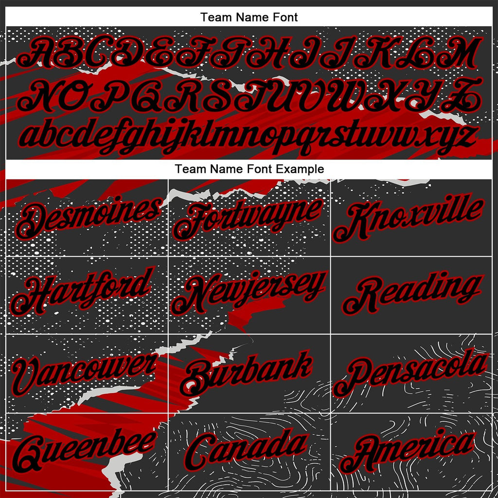 Custom Stitched Black Red 3D Pattern Design Torn Paper Style Sports Pullover Sweatshirt Hoodie photo 4