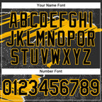 Custom Stitched Black Gold 3D Pattern Design Torn Paper Style Sports Pullover Sweatshirt Hoodie photo 4