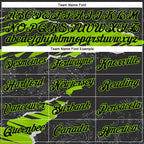 Custom Stitched Black Neon Green 3D Pattern Design Torn Paper Style Sports Pullover Sweatshirt Hoodie photo 3