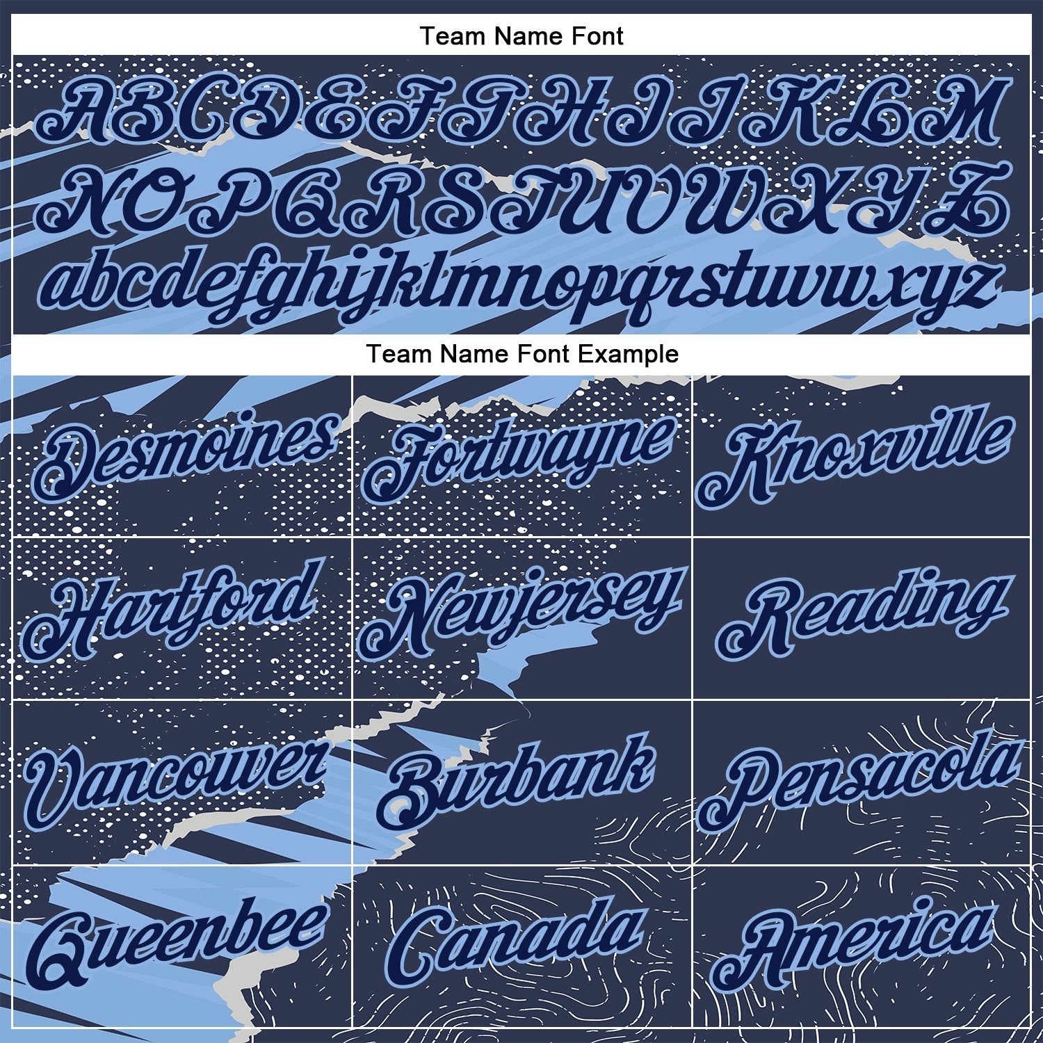Custom Stitched Navy Light Blue 3D Pattern Design Torn Paper Style Sports Pullover Sweatshirt Hoodie photo 3