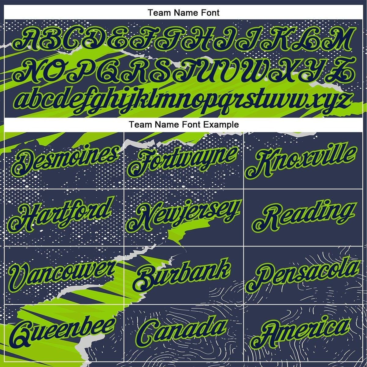 Custom Stitched Navy Neon Green 3D Pattern Design Torn Paper Style Sports Pullover Sweatshirt Hoodie photo 2