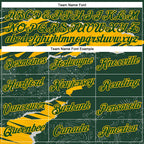 Custom Stitched Green Gold 3D Pattern Design Torn Paper Style Sports Pullover Sweatshirt Hoodie photo 3
