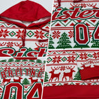 Custom Stitched White Red-Kelly Green Christmas 3D Sports Pullover Sweatshirt Hoodie photo 2