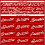 Custom Stitched Red White Christmas 3D Sports Pullover Sweatshirt Hoodie photo 2