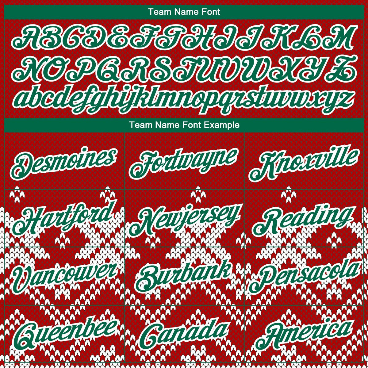 Custom Stitched Red Kelly Green-White Christmas Snowflakes 3D Sports Pullover Sweatshirt Hoodie photo 2