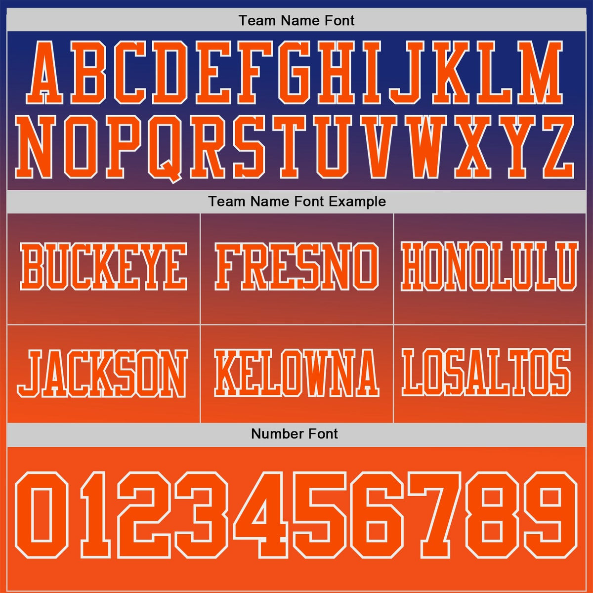 Custom Royal Orange-White Authentic Gradient Style Twinkle Star Football Jersey photo 2